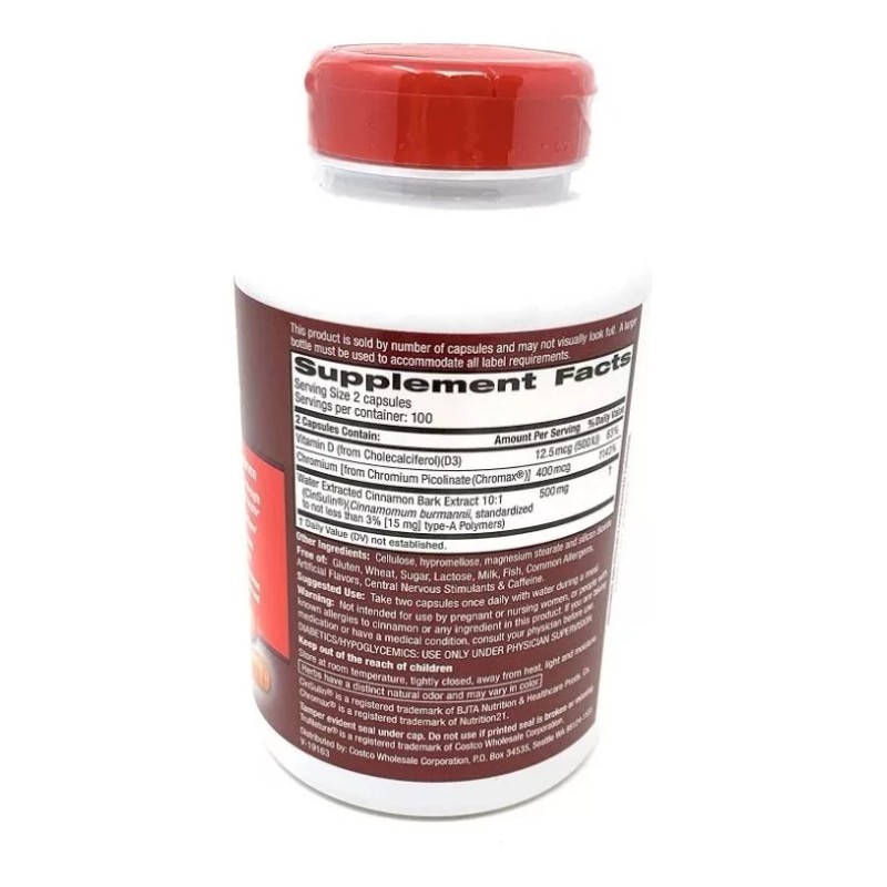 Trunature Cinsulin Advance Cinsulina + Vitamina D Extracto Canela 200c