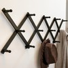 SKOLOO Hat Rack for Wall with 14 Hooks, Solid Wooden,