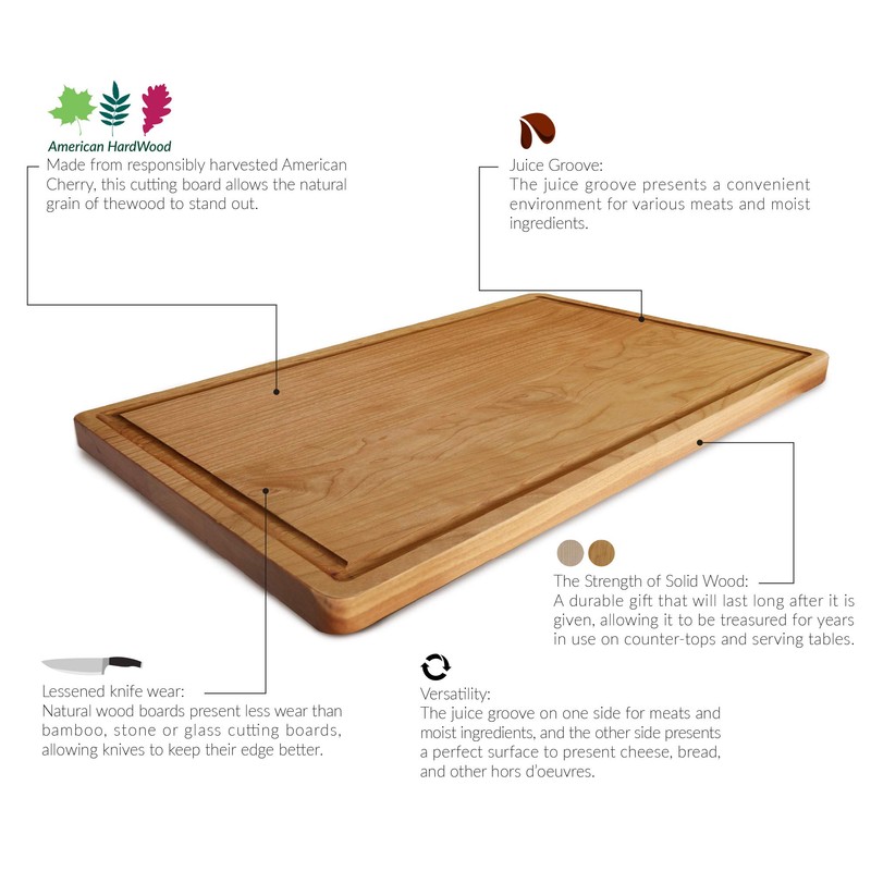 Casual Home Cutting Board, Rectangular 15.5x11 (CB01202)