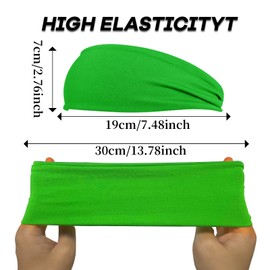 LLMSIX 6Pieces Kids Sport Headbands, Wicking Sweat Headbands Soft Athletic Sweatbands Elastic Kids Headband Breathable Head Sweat Band for Youth Teenagers Girls and Boys Soccer (6 Color)