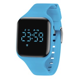 A ALPS Kids Watches for Girls Boys Digital Sport Watch with Step Counter Pedometer Vibration Alarm Clock, No App Waterproof Fitness Tracker Kids Watch Boys Girls Teens Students Ages 5-16