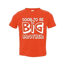 P&B Soon to Be Big Brother Toddler T-Shirt, 3T, Orange