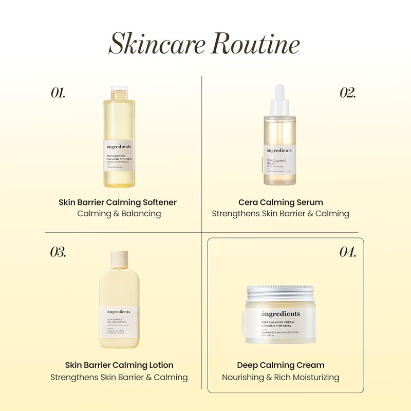 Ongredients [Ongredients]Deep Calming Cream 50ml