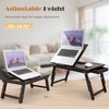 Laptop Desk for Bed with Fan Nnewvante 7 Angles &