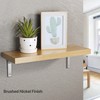 SAYAYO Wall Shelf Bracket 6 x 5 Inch, Stainless Steel