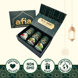 Afia Mediterranean Spice Blends Gift Set | Za'atar, Baharat & Shawarma Seasoning Spice Set | Mediterranean Seasoning Set for Steak Seasoning, Chicken Seasoning, Vegetable Seasoning, BBQ Rub (Pack of 3)