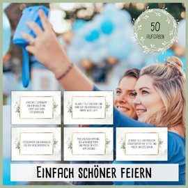 Fotospiel Baby Shower by snaPmee - 50 Photo Tasks for Baby Shower - Gender Reveal Party Game - Boy Girl - Gift Idea & Gift (Deluxe with Box)