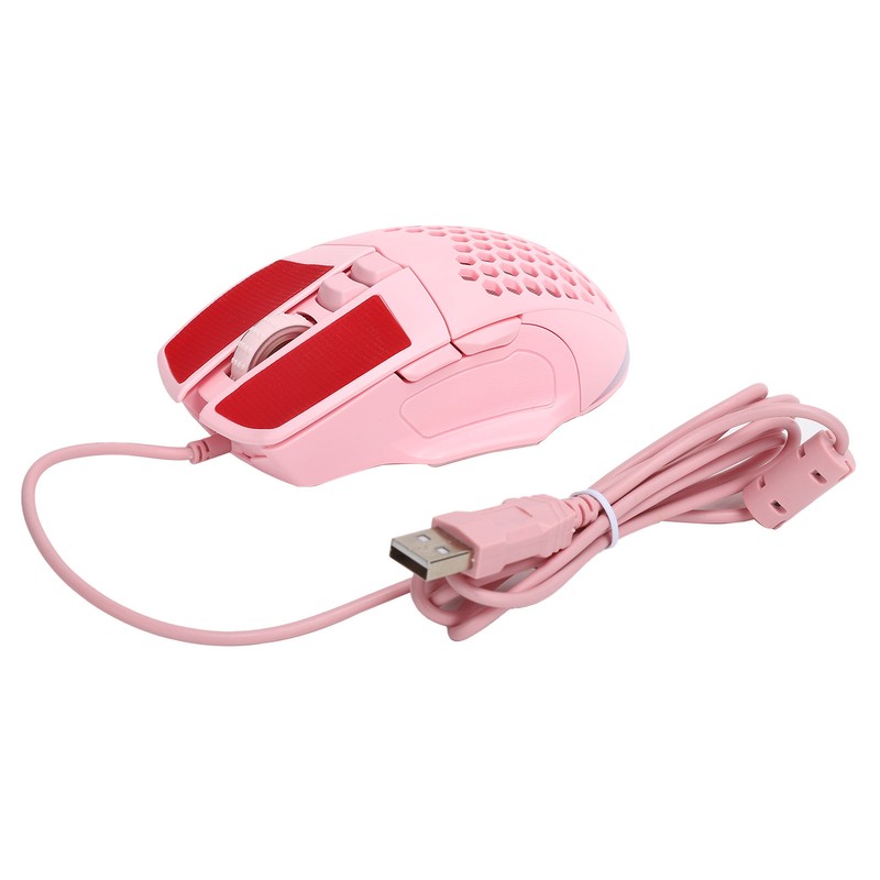Wired Mouse 6400DPI with 6 Color Changing Backlight for PC