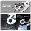 LEDON Leather Hole Punch, 23cm Belt Hole Puncher for Leather