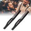 10Pcs Folding Comb Black Fine Teeth Durable Plastic Pocket Size