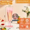 SUREHOME Pink Champagne Flutes Plastic Champagne Glasses Disposable Mimosa Glasses