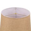 Aspen Creative 32077 Transitional Hardback Empire Shaped Spider Construction Lamp