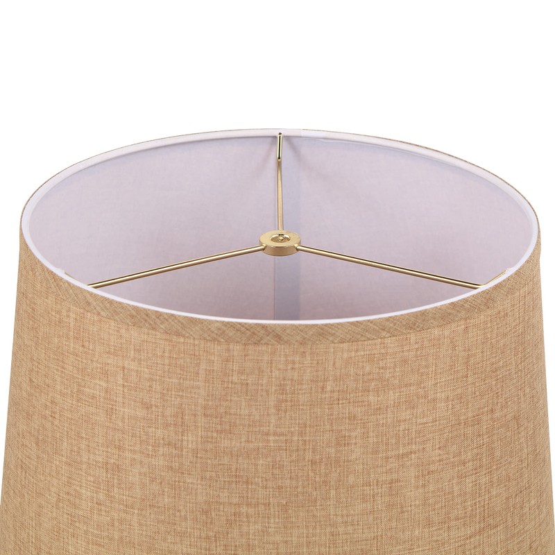 Aspen Creative 32077 Transitional Hardback Empire Shaped Spider Construction Lamp