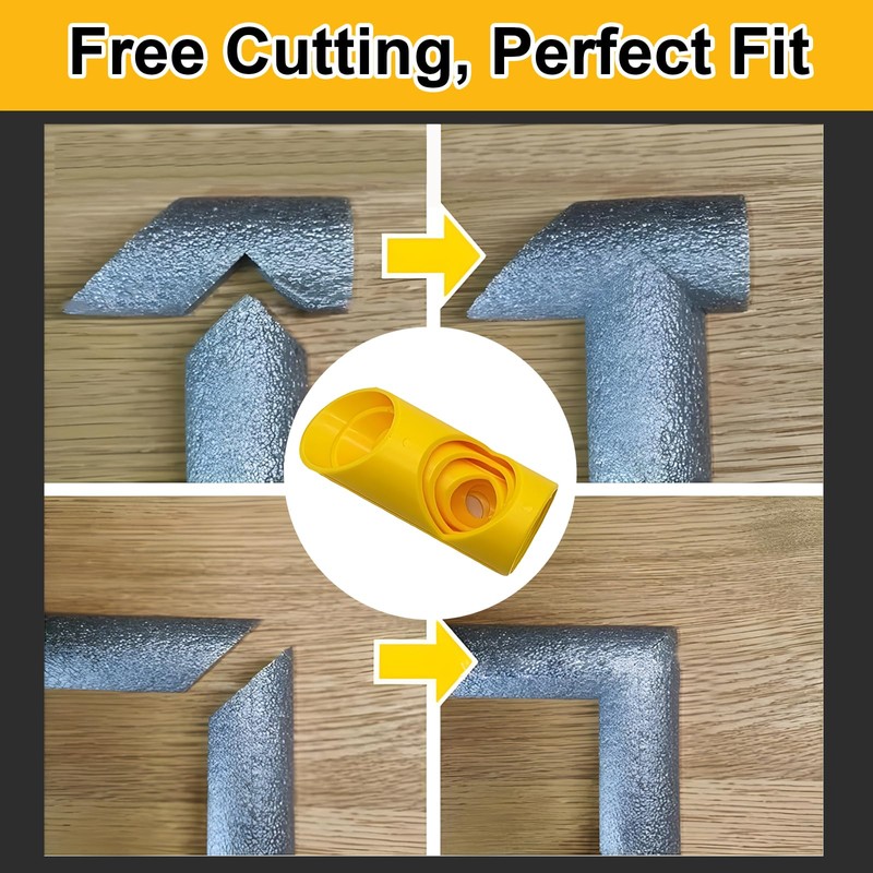 Pipe Lagging Insulation Foam Cutter Tool Set for 15mm, 22mm,