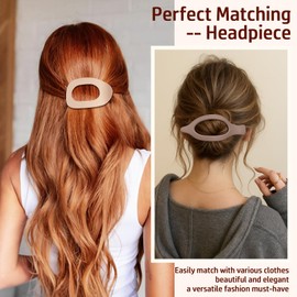 Hair Clips, Claw Clip, Hairs Clip Women, Matte Earthy Light Multicolor Large Claws Clips for Women Thick Thin Curly Long