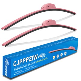 CJPPPZIW® Windshield Wipers-22 Inch+20 Inch Replacement for Toyota Tacoma 2017-2023 Wiper Blades for My Car,Quality Front Pink Windshield Wiper Blades(Pack of 2)