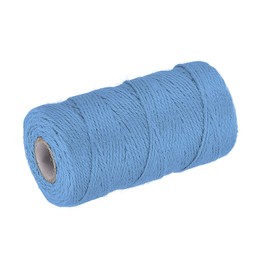 sourcing map 328 Feet Garden Twine, 2mm Craft Jute Twine String Jute for Artwork, DIY Crafts, Gift Wrapping, Light Blue