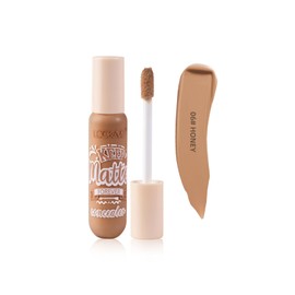 LAMUSELAND Concealer Full Coverage, Matte Lightweight 6 Shades Under Eye Liquid Concealer for Dark Circles, Long Lasting, Highlights, Color Corrects (Honey, Medium)
