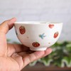Waza no Kura Stylish Tableware, Kutani Ware, Rice Bowl, Strawberry,