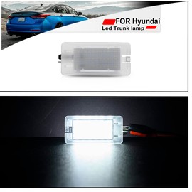 NSLUMO Led Luggage Compartment Light Replacement for 2006-2023 Hyundai Sonata Elantra Kia Forte Optima K5 6000K 18-SMD White Trunk Interior Lamp Bulb OEM Fit
