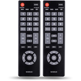 2 Pack NH305UD Remote Control Replacement Fit for Emerson LCD HDTV TV