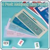 Tinzum 4 PCS Line Reader with Rules in 4 Colors