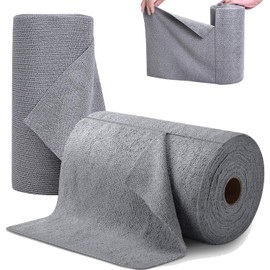 Rollo de Toallas de Microfibra, Opcional 20 o 50PACK Paños de Limpieza de Microfibra,Rollo Microfibra Reutilizable, Ultraabsorbentes, para Coche, Coci