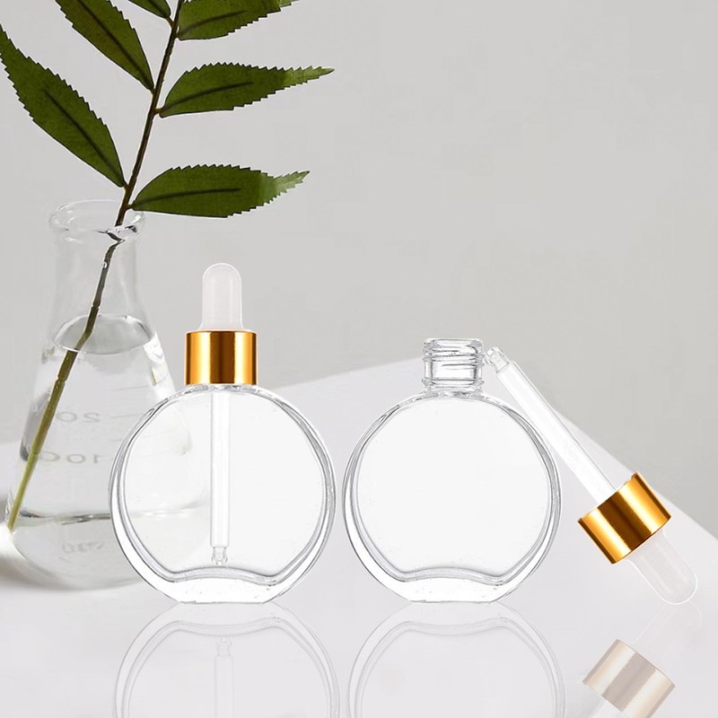 PYAWI 6Pcs, 2 oz Glass Dropper Bottles for Essential Oils,60ml