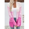 Sidefeel Womens Cardigan Sweaters Open Front Long Sleeve Ribbed Color