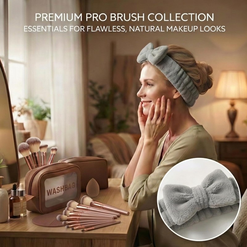 OneNyx 42 Piece All‑In‑One Makeup Brush Set for Women with
