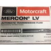 Motorcraft Mercon LV Automatic Transmission Fluid 12 Quarts Pack (For