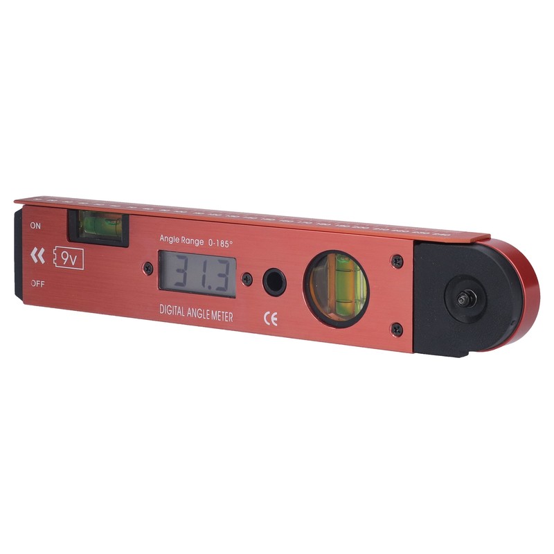 LCD Digital Protractor Inclinometer Portable Angle Finder Gauge with Level