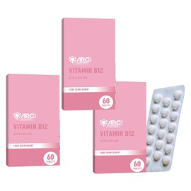 Vitamin B12 180 Tablets High Strength – 1000mcg Vegan B12 Supplement – Pure Methylcobalamin Tablets – GMP-Approved - for Men & Women - Made in UK