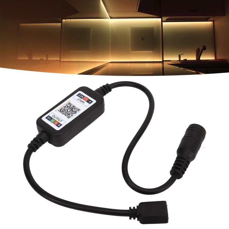 2 Pcs Mini LED Controller Bluetooth RGB Music Controller USB