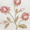 Touch of Class Blush Rose Embroidered 18" Square Pillow