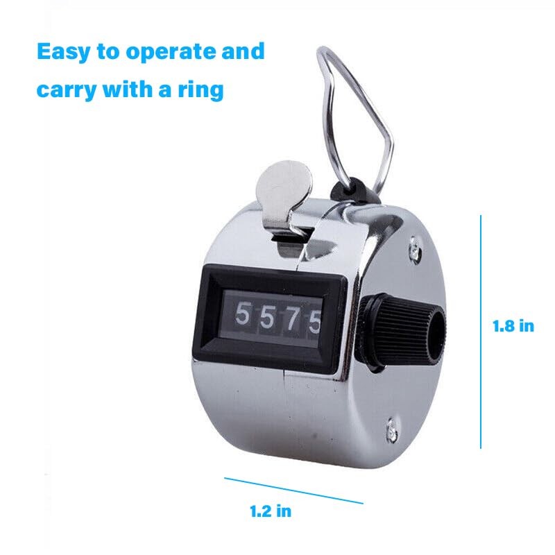 AIMALL 4 Digit Tally Counter Hand Held Number Clicker Manual