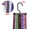 4 Pack Tie Rack Hanger Holder Hooks Organizer for Mens,