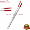 Precise Canada Steam Tweezers 8" PVC Red Coated Soft Rubber