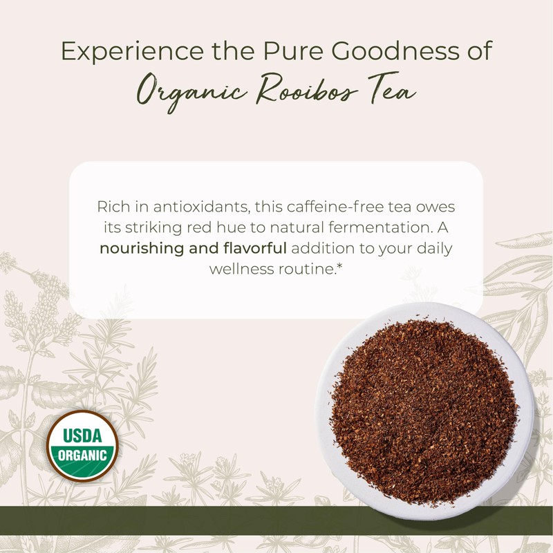 Starwest Botanicals Rooibos Tea Organic - Red Rooibos Herbal Tea