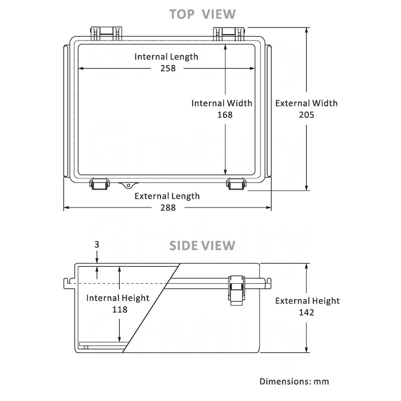 Gratury Junction Box, IP67 Waterproof Plastic Enclosure for Electrical Project,