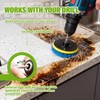4 Inch Drill Brush Scrub Pads Cleaning Kit, 5X Faster