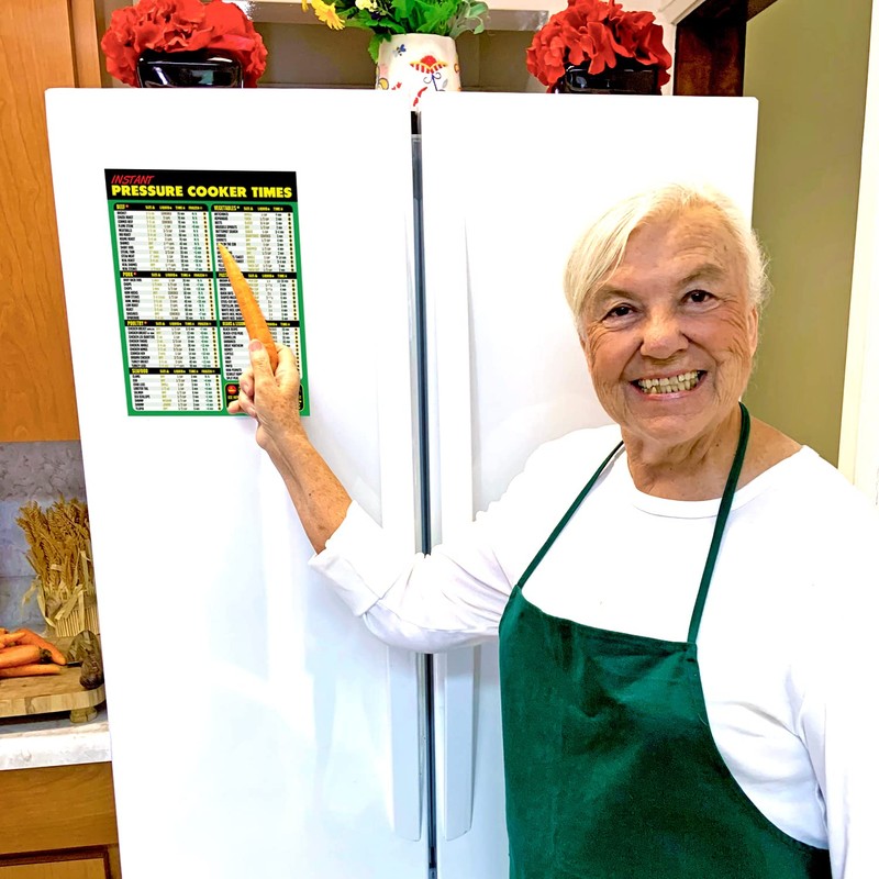 Instant Pot Magnetic Cheat Sheet - Extra Large Easy to