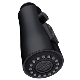 Angle Simple Kitchen Sink Sprayer, Faucet Head Replacement, Stream Spray and Pause Mode, Matte Black