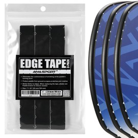 PICKLETECH Pickleball Paddle Protection Tape - Paddle Head Edge Guard - Racket Edge Protection Tape -Fit Perfectly Curved Edge -No Wrinkling