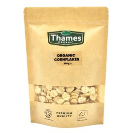 Organic Cornflakes 500g - No Additives or Preservatives - Vegan, GMO-Free, Certified Organic - Delicious and Nutritious Snack - Thames Organic 500g