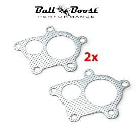 BULL BOOST PERFORMANCE 2 x T3 T4 5 Bolt Graphite Downpipe Gasket Turbo Manifold For Garrett Universal