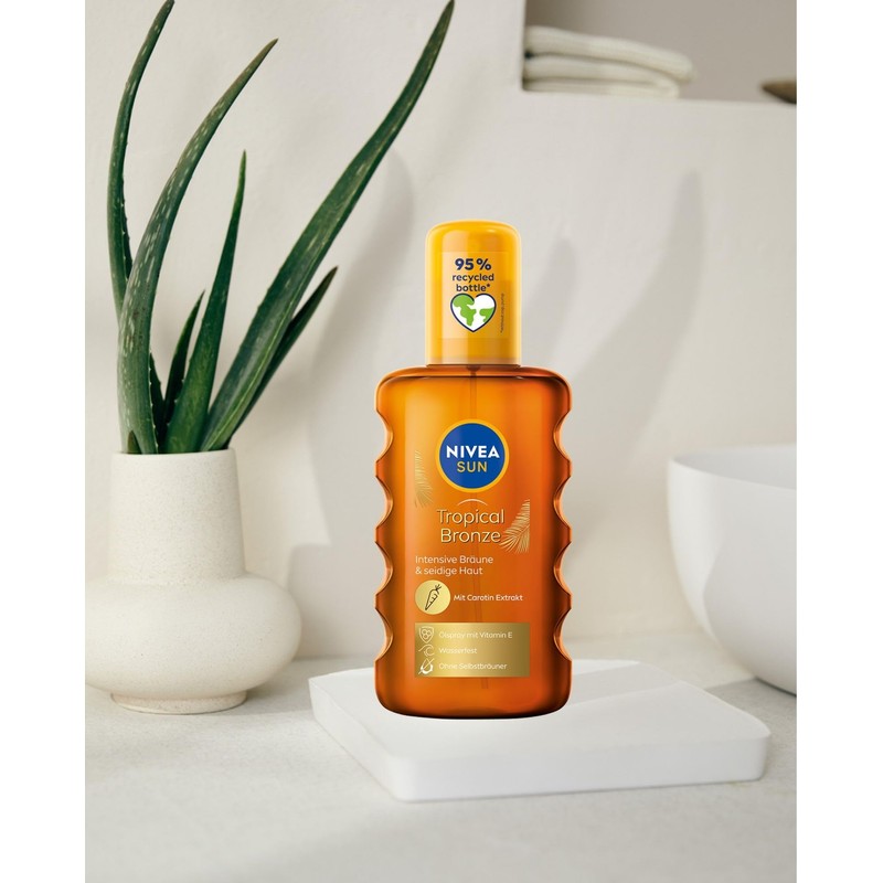 NIVEA SUN Intense Bronze Carotene Oil SPF 6, 200 ml