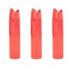 Vbest life Archery Arrows Nocks for 6mm Shaftment Hunting Target Shooting 50Pcs Red Blue Green (Red)
