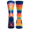 ChalkTalkSPORTS Girls Lacrosse Performance Crew Socks - LAX Life Size