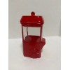 Target Candy Canister Jar Bullseye’s Playground Glass Popcorn Cart Red